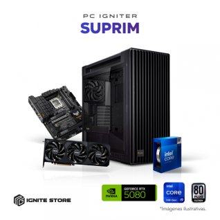 PC Igniter Suprim | Intel Core i9 14900K | RTX 5080 16GB | 64GB de RAM | SSD 2TB