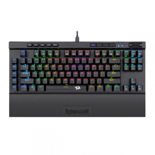 TECLADO ALAMBRICO MECANICO REDRAGON MAGIC-WAND PRO TKL RGB SWITCH ROJO (ESPAÑOL) / K587RGB-PRO-SP-RED