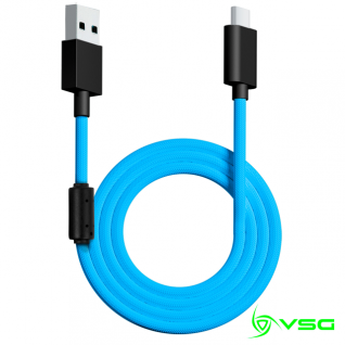CABLE USB VSG TIPO C AZUL - VG-CABLE-AQ-BLUE