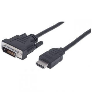 CABLE VIDEO HDMI MANHATTAN DVI-D M-M 1.8M 372503