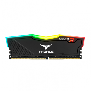 MEMORIA RAM DDR4 8GB 3600MT/s TEAMGROUP T-FORCE DELTA RGB NEGRO | TF3D48G3600HC18J01