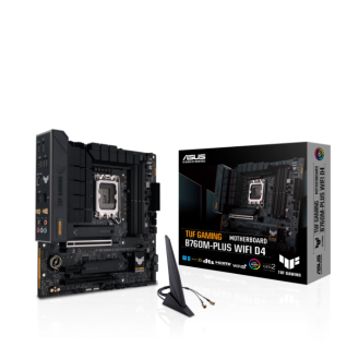 TARJETA MADRE ASUS TUF GAMING B760M-PLUS WIFI D4 LGA1700 MATX DDR4 - 90MB1DG0'M0AAY0