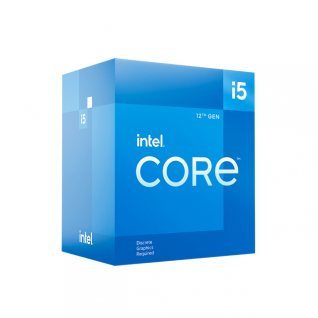 Procesador Intel Core 5-12400F | 6 Núcleos | 12 Hilos | 2.50 GHz / 4.40 GHz (Máx) | LGA1700 | BX8071512400F