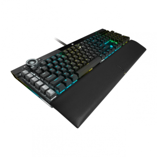 Teclado mecánico alámbrico Corsair K100 RGB | Switch Corsair OPX | Inglés | Reposa muñeca | CH-912A01A-NA