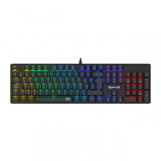 Teclado Gamer Mecánico Alámbrico Redragon SINDRI K671 | Completo / 100% | Switch Lineal | Español | Iluminación Rainbow | Negro | K671-SP