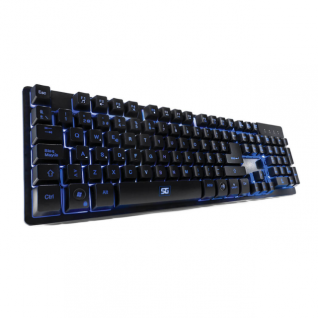 Teclado Gamer Vorago SG KB-502 | Anti-Ghosting | 2 teclas multimedia | Iluminacion LED | Español | KB-502