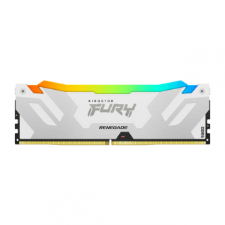 Memoria RAM DDR5 | 16GB | 6000MHz | CL32 | Intel XMP | Kingston FURY Renegade White RGB | KF560C32RWA-16