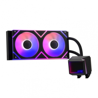 Enfriamiento Líquido ADATA XPG LEVANTE II 240 | 240 mm | 2000 RPM | AM5 / AM4 | LGA 1700 / 1851 / 1200 / 115x | ARGB | Negro | LEVANTEII240BKCWW