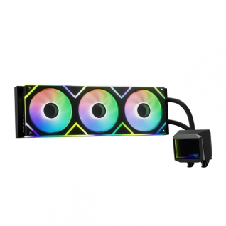 Enfriamiento Líquido ADATA XPG LEVANTE II 360 | 360 mm | 2000 RPM | AM5 / AM4 | LGA 1700 / 1851 / 1200 / 115x | ARGB | Negro | LEVANTEII360BKCWW