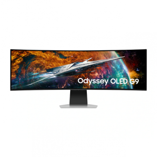 Monitor Gamer Samsung Odyssey OLED G9 G95SC | 49" | DQHD (5,120 x 1,440) | 32:9 | Curvo | 0.03ms(GTG) | 240Hz | HDMI / Micro HDMI / DisplayPort | LS49CG950SLXZX