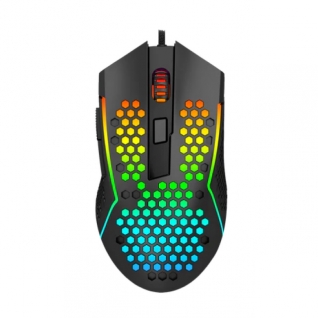 Mouse Gamer Alámbrico Redragon M987-K Reaping | 12400 DPI | Sensor Óptico | Ultraligero | 55 g | 6 Botones Programables | RGB | Blanco | M987-K