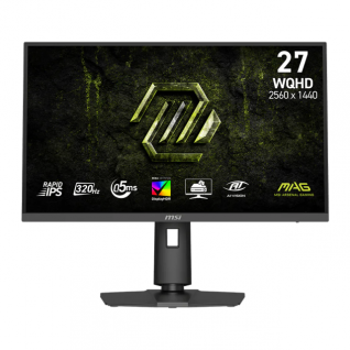 Monitor Gamer Plano MSI MAG 274QPF X32 | 27" | 2560 x 1440 (WQHD) | IPS | 320Hz | 0.5ms (GTG) | Adaptive Sync / DisplayHDR 400 | HDMI 2.1 / DisplayPort 1.4a / Jack 3.5mm | Negro | MAG 274QPF X32