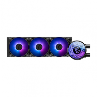 Enfriamiento Líquido MSI MAG CORELIQUID A12 360 | 360 mm | 2,200 RPM | 15 dBA | AM5 / AM4 | LGA 1851 / 1700 | ARGB | Negro | MAG CORELIQUID A12 360