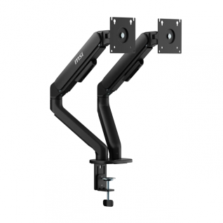 Soporte para 2 Monitores MSI MAG MT101DG | 17" a 32" | Hasta 10 kg | Compatible con VESA | Negro | MAG MT101DG