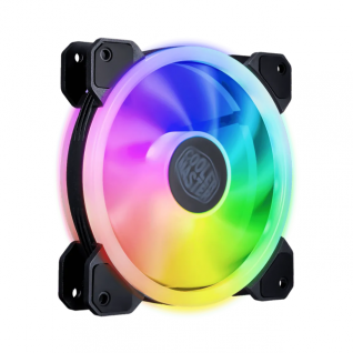 Ventilador CoolerMaster Masterfan MF120 S3 | 120mm | ARGB | Hasta 1800RPM |  8 - 27 dBA | MFW-B2DN-18NPA-S3