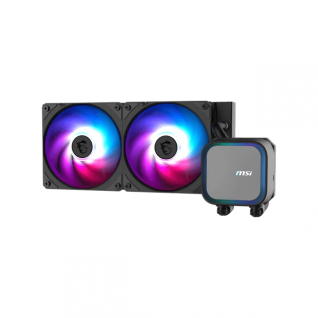 Enfriamiento L&iacute;quido MSI MAG CORELIQUID A13 240 | 240 mm | 3800 RPM | 20 dBA | AM5 / AM4 | LGA 1851 / 1700 | ARGB | Negro | MAG CORELIQUID A13 240