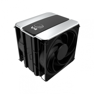Disipador de Aire Cooler Master V4 Alpha 3DHP Black | 2 Ventiladores de 120 mm | 0 a 2050 RPM | Hasta 22.6 dBA | AM5 / AM4 | LGA1851 / 1700 / 1200 / 1151 / 1150 / 1155 / 1156 | Negro | MAZ-T2HP-217PK-R1
