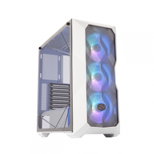 Gabinete Cooler Master TD500 MESH White | Mid Tower | E-ATX / ATX / Micro ATX | 3 Ventiladores ARGB preinstalados | Color Blanco | MCB-D500D-WGNN-S01
