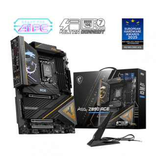 Sobre Pedido | Tarjeta Madre MSI MEG Z890 ACE | ATX | Socket LGA 1851 | Chipset Intel Z890 | 4 x DDR5 (Hasta 256GB) | 1 x HDMI / 2 x USB-C | Wi-Fi 7 | Bluetooth 5.4 | RGB | Negro | MEG Z890 ACE