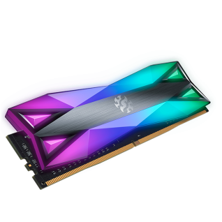 MEMORIA RAM DDR4 ADATA XPG SPECTRIX D60G RGB 3200MHZ COLOR TITANIO 8GB - AX4U32008G16A-ST60