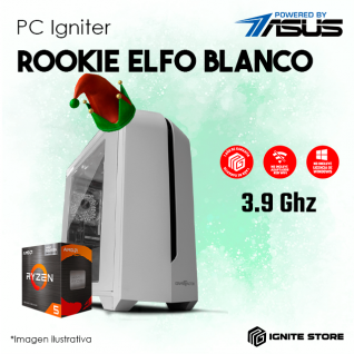 PC IGNITER ROOKIE ELFO BLANCO - 5600G + 16GB + 500GB NVME