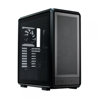 Gabinete Cooler Master MasterFrame 500 Mesh | Media Torre | ATX / Micro-ATX / Mini-ITX | USB-C 3.2 / USB-A 3.2 | Cristal Templado | Incluye 3 Ventiladores | Panel Frontal Mesh | Alto Airflow | Negro | MF500M-SHNN-S00