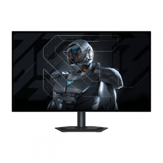 Monitor Gamer Plano Gigabyte MO27Q28G | 27" | 2560 x 1440 (QHD) | WOLED | 280Hz | 0.03ms (GTG) | NVIDIA G-SYNC | Bocinas Integradas | HDMI 2.1 / DisplayPort 1.4 / USB-C / Jack 3.5 mm | Negro | MO27Q28G