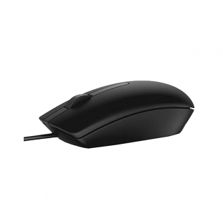 Mouse Alámbrico Dell MS116 | 1000 DPI | Sensor Óptico | 90 g | 3 Botones | Negro | MS116-BK
