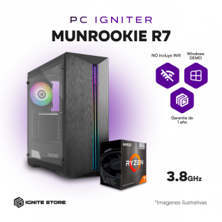 PC IGNITER MUNROOKIE R7 5700G - 16GB + 500GB