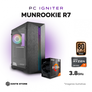 PC IGNITER MUNROOKIE R7 5700G - 16GB + 500GB