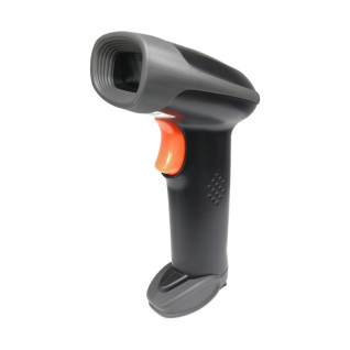 Lector de Códigos de Barras Nextep NE-503I | Láser 1D y 2D (QR) | Inalámbrico y USB | Escaneo Rápido | Negro | NE-503I