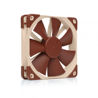 Ventilador Noctua NF-F12 PWM | 120mm | 1500 RPM | 4-pin | 22,4 dB(A) | Color Café | NF- F12 PWM