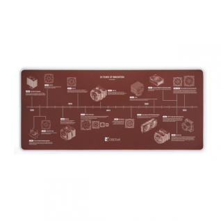 Mousepad Gamer Noctua NP-DM3 | 900 x 400 x 4 mm | Bordes con Costura | Base Antideslizante | Edici&oacute;n del 20&deg; Aniversario | Caf&eacute; | NP-DM3