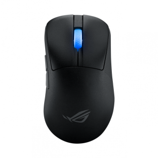 Mouse Gamer Inal&aacute;mbrico ASUS ROG Keris II Ace | Hasta 107 Horas de Bater&iacute;a | Hasta 42000 DPI | Sensor &Oacute;ptico ROG AimPoint Pro | 54 g | 2.4GHz / Bluetooth / USB-A | RGB | Negro | P714 ROG KERIS II WL ACE/BLK