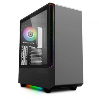 Gabinete Munfrost Panda | Negro | RGB | ATX | 1 ventilador ARGB preinstalado | MFG.T802