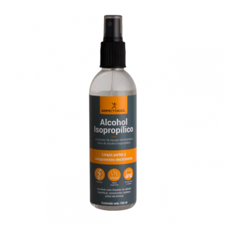 Alcohol Isoprop&iacute;lico Perfect Choice | Limpiador Antiest&aacute;tico para Equipo Electr&oacute;nico | Para Componentes, Tarjetas y Contactos | 250 ml | PC-034087