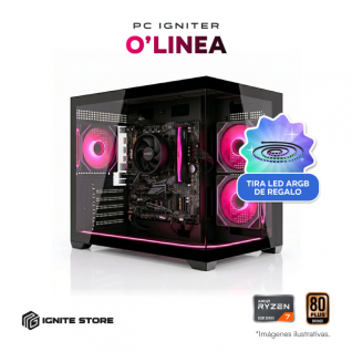 PC Gamer Igniter O'Linea | R7 5700G | 16GB de RAM | SSD 500GB + Tira LED ARGB de Regalo