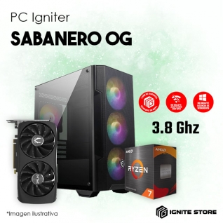 PC IGNITER SABANERO OG - AMD R7 5800X + RTX 4060
