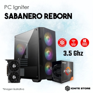 PC Igniter Sabanero REBORN R5 5600X + RTX 4060 Ti