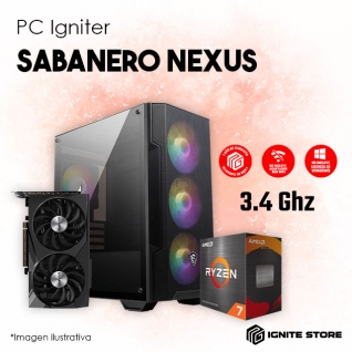 PC Igniter Sabanero Nexus - AMD 7 5700X + RTX 3060