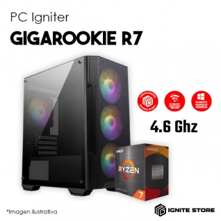 PC IGNITER GIGAROOKIE R7 5700G - 16GB + 500GB SSD