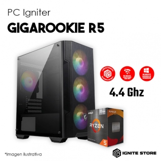 PC IGNITER GIGAROOKIE - RYZEN 5 5600G - 16GB + 500GB SSD