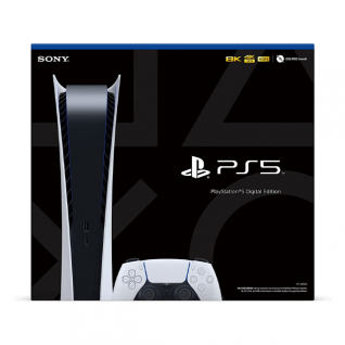 Consola Sony Playstation 5 Digital Edition 825GB WiFi Bluetooth 5.1 Blanco/Negro ps5