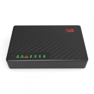 No Break SKE Mini DC UPS POE-30N | 30W | 100 a 240 Vac | 50 a 60 Hz | Negro | POE-30N