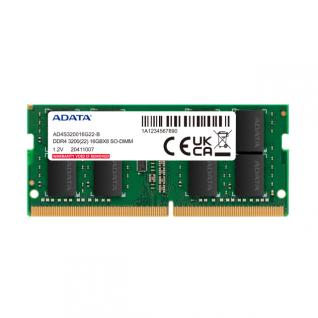 Memoria RAM SODIMM ADATA Premier DDR4 | 16GB | 3200MHz | CL22 | AD4S320016G22-SGN