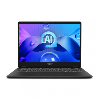 Laptop MSI Prestige 14 AI Studio C1V | 14" FHD+ | IPS | Intel Core Ultra 5 | RTX 4050 6GB | 16GB de RAM DDR5 | SSD 1TB | Windows 11 Home | Teclado en Español | Negro | C1VEG-078MX