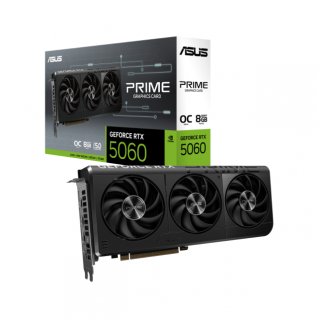 Tarjeta de Video ASUS PRIME GeForce RTX 5060 OC Edition | 8GB  GDDR7 | PCI Express 5.0 | 128 bits | PRIME-RTX5060-O8G