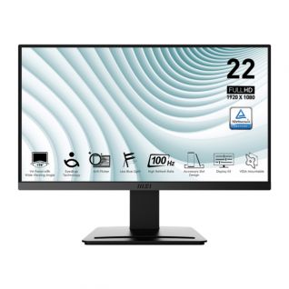 Monitor MSI PRO MP223 | 21.45" | FHD | VA | 100Hz | 1ms | HDMI 1.4/VGA | PRO MP223