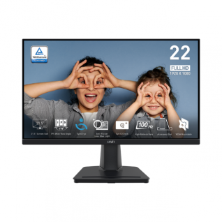 Monitor MSI PRO MP225 | LED 21.5" |IPS | Full HD | 100Hz | HDMI/DisplayPort | Negro | PRO MP225