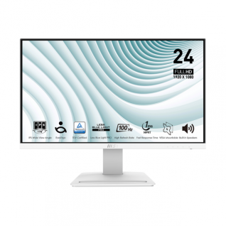 Monitor MSI PRO MP243XW | 23.8" | IPS |1920 x 1080 (FHD) | Bocinas Integradas | 100Hz | 1ms (MPRT) | HDMI / DisplayPort | PRO MP243XW